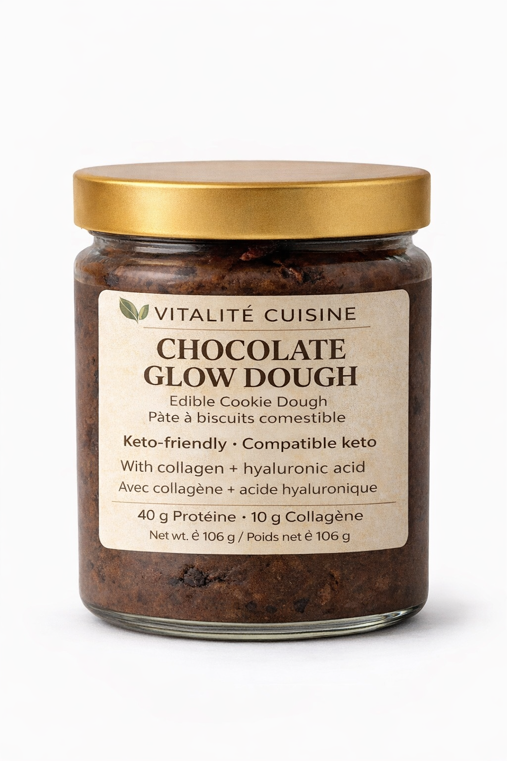 Chocolate glow dough